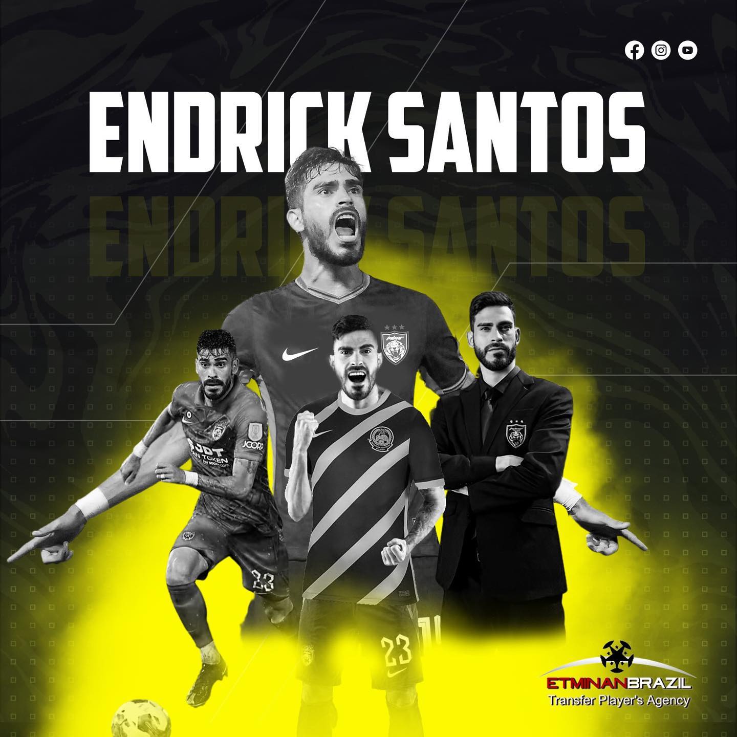 🇲🇾⚫️🟡 ENDRICK DEBUTS FOR NATIONAL TEAM OF MALAYSIA
Our player made his debut on today’s winning by 1-0 against Turkemenistan.
Congratulations for debuting with a win and may this represent the beginning of a brilliant history in National Team.
Endrick has been playing in Malaysia since 2018 and since the first year has won titles, shown great performances and it is a honor to represent the country which welcomed him so kindly.
#etminanbrazilfamily #etminanbraroundtheworld #workhard #godbless