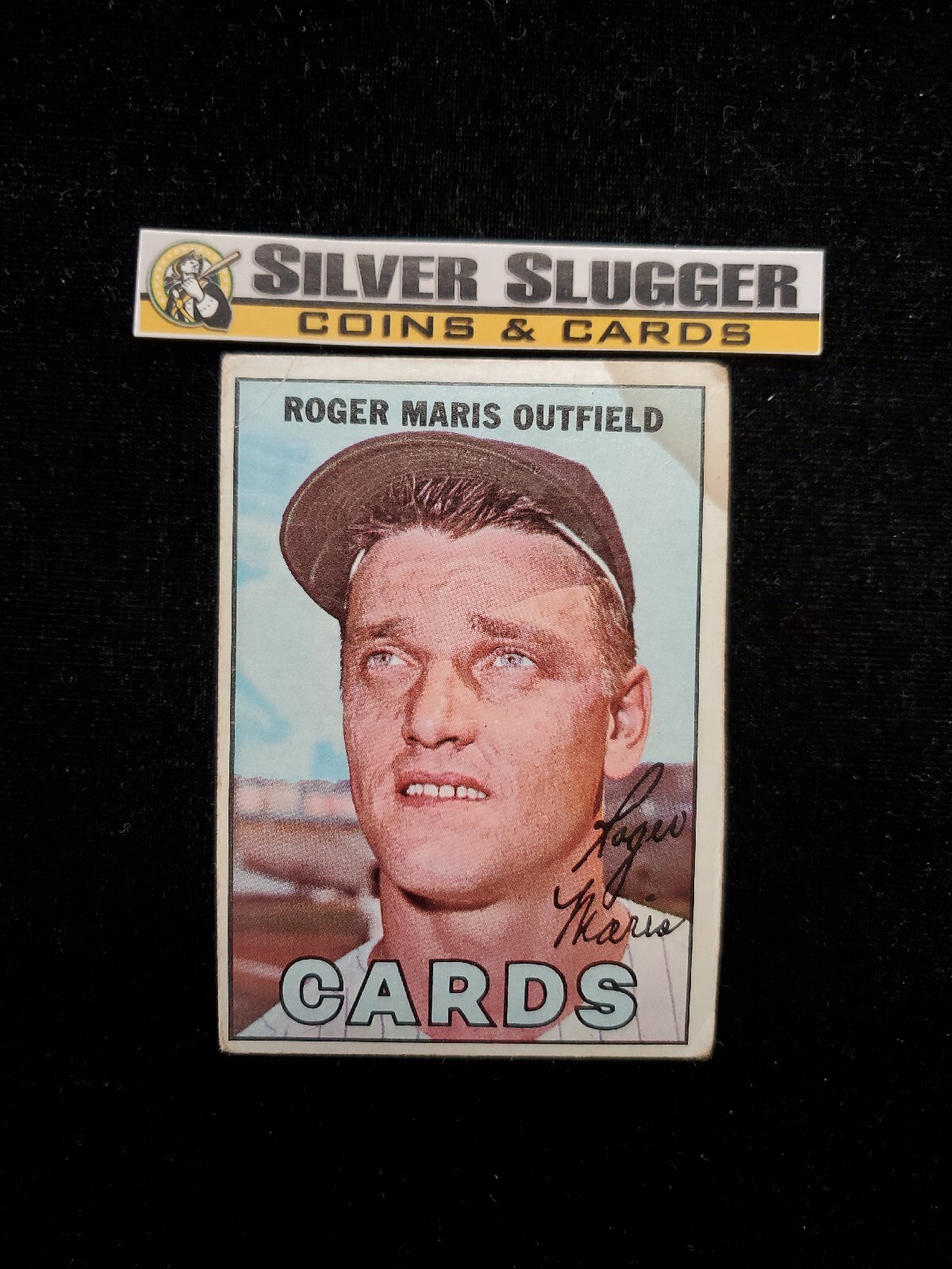 1967 Roger Maris Topps Baseball Card #45 St. Louis Cardinals Vintage SEE PICTURE