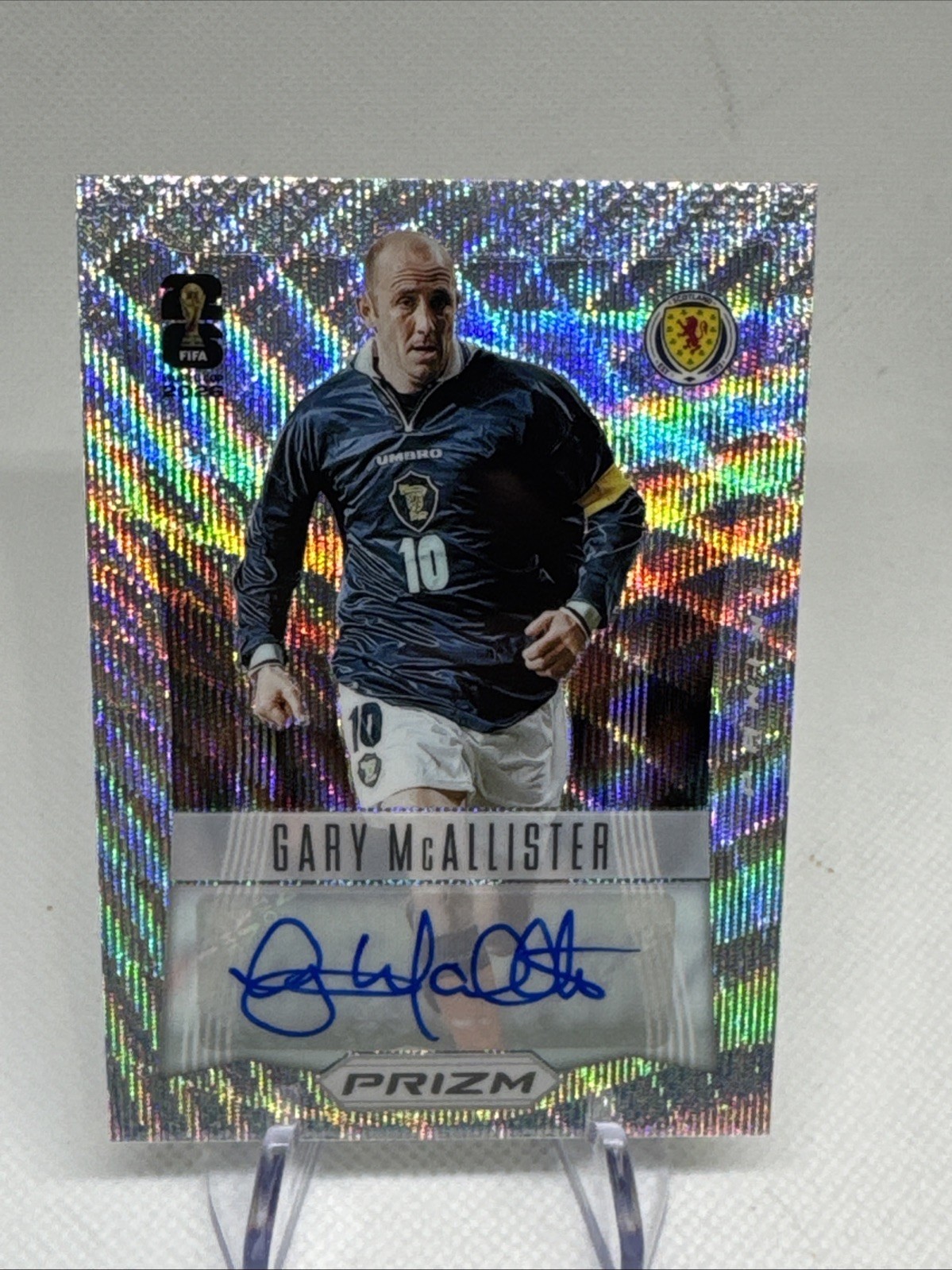 2026 FIFA World Cup Gary McAllister Silver Wave Auto Scotland Leeds Liverpool