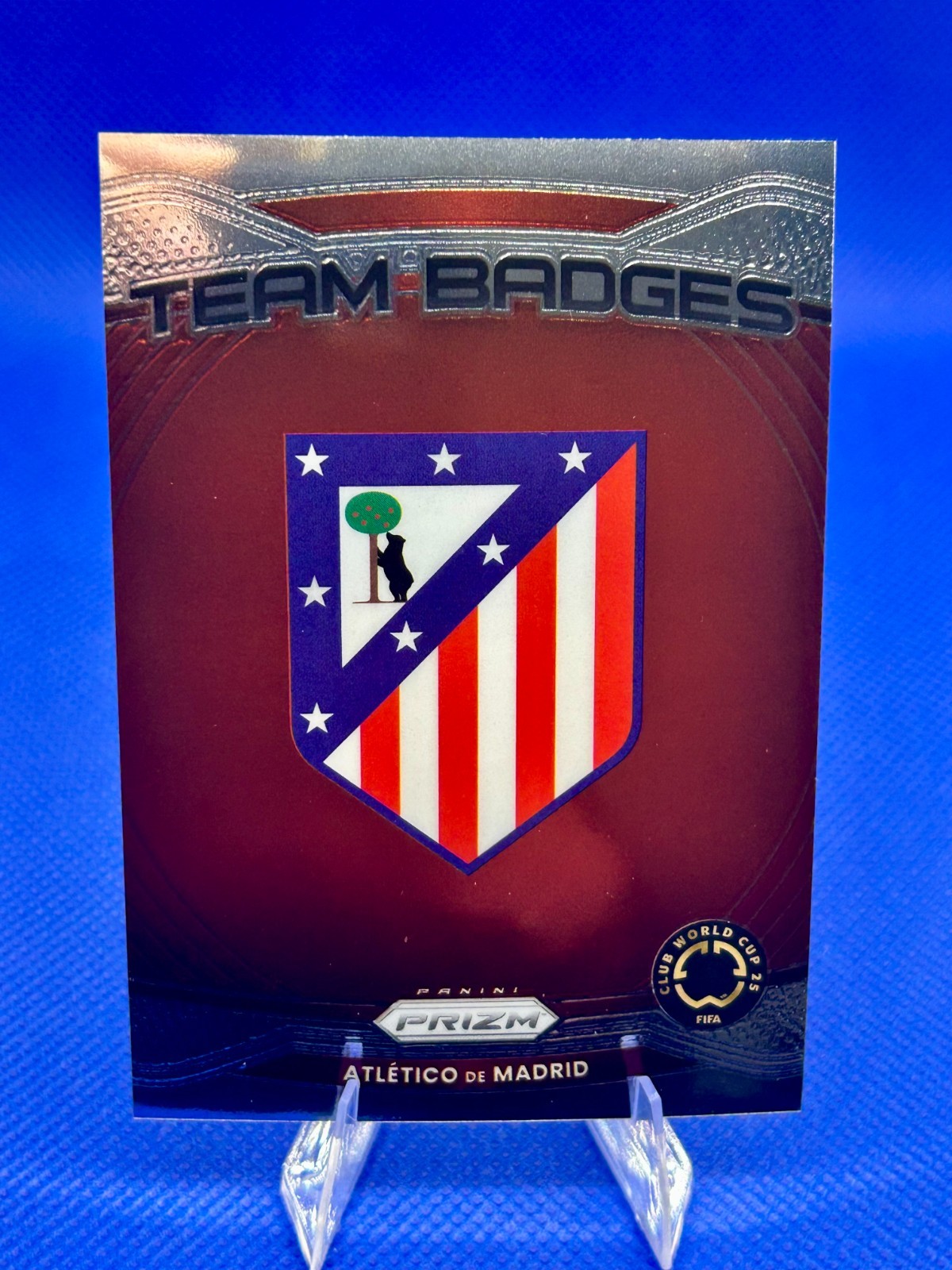 2025 Panini Prizm FIFA Club World Cup Atletico De Madrid Team Badges #1
