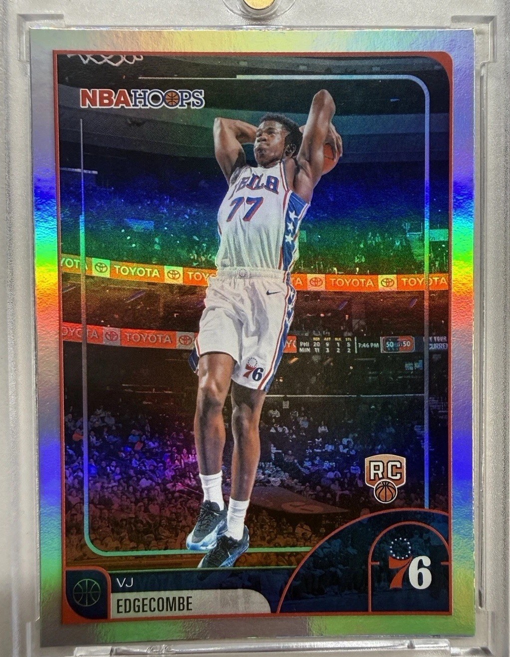 VJ EDGECOMBE ROOKIE HOLO SP INVESTMENT CARD