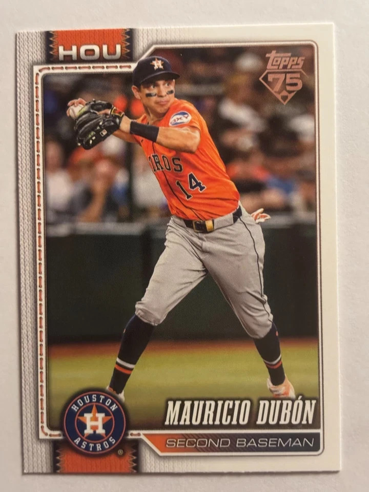 Mauricio Dubon 2026 Topps 75 YEARS Baseball Series One #191