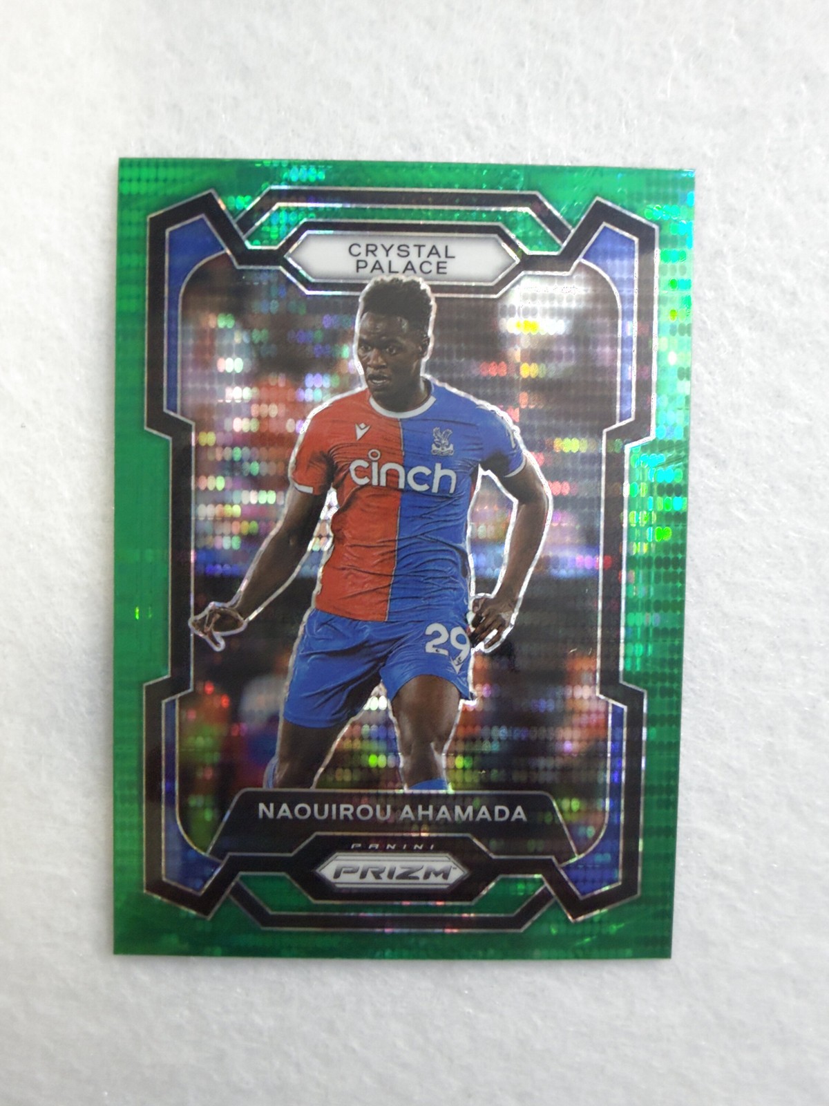 2023-24 Prizm Premier League Green Pulsar Naouirou Ahamada #175