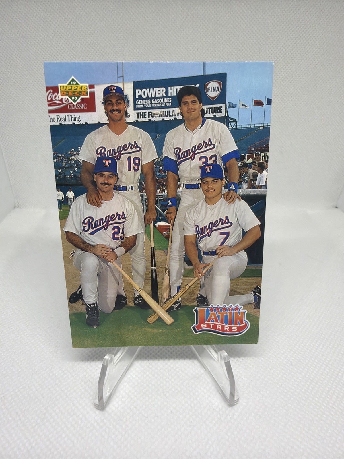 1992 Upper Deck Baseball Card #52 Latin Stars Teammates Juan Gonzalez Rodriguez