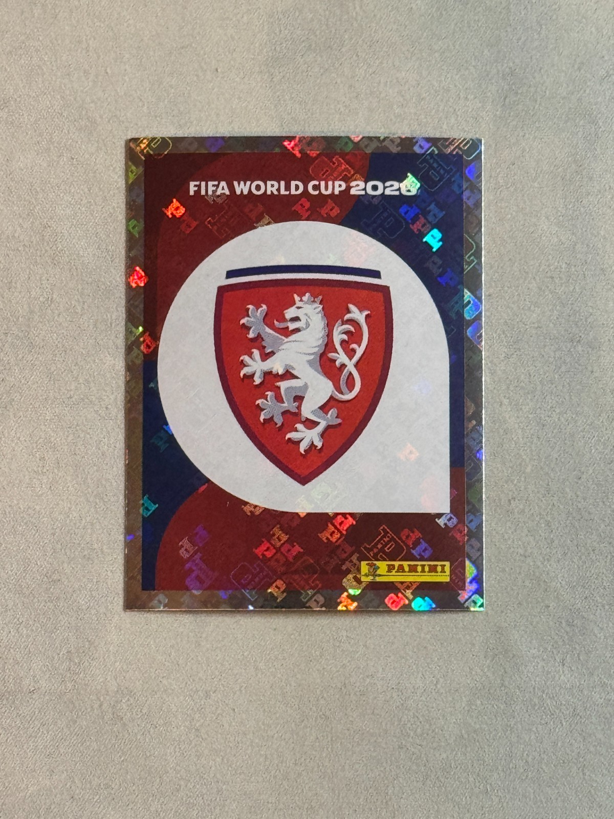2026 Panini FIFA World Cup Sticker Foil Team Logo #CZE1 Czechia