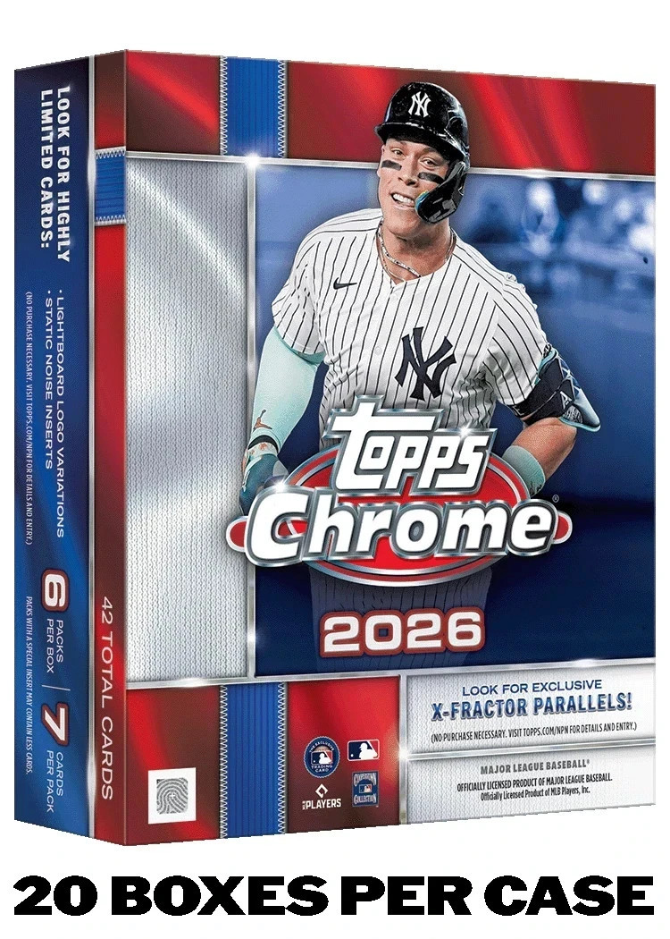 2026 Topps Chrome Baseball Base #1-150 – You Pick/ Complete Your Set Pre Order