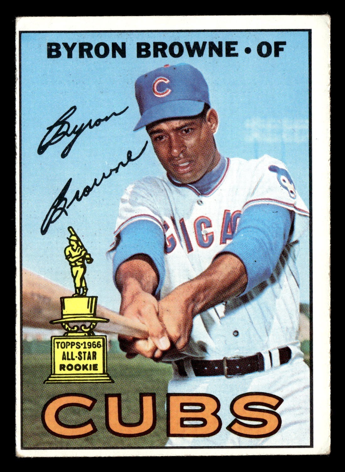 1967 Topps Byron Browne #439 VG-EX Chicago Cubs