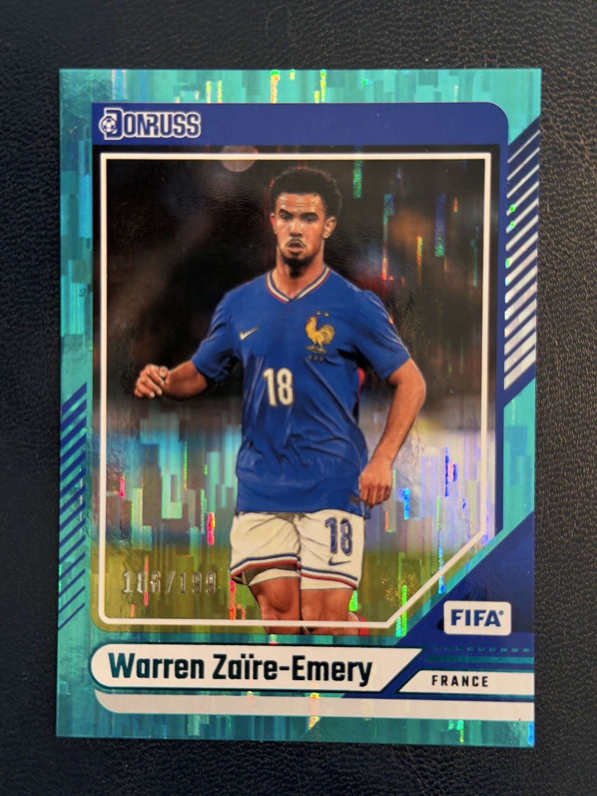 2024-25 Panini Donruss #114 Warren Zaire-Emery Teal #/199 FRANCE