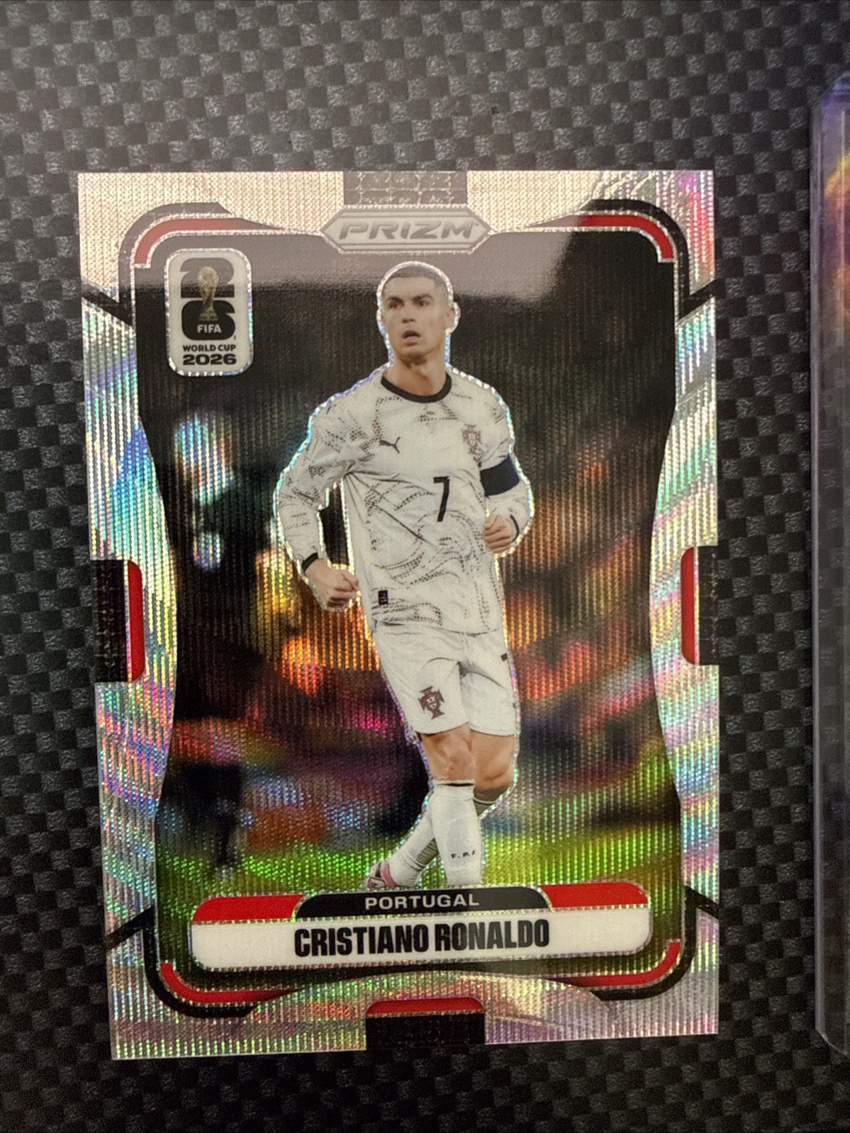 2026 Panini Prizm FIFA World Cup CRISTIANO RONALDO Silver Wave Prizm