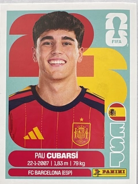 Update Set Stickers 2026 Authentic Panini FIFA World Cup Spain — You Pick