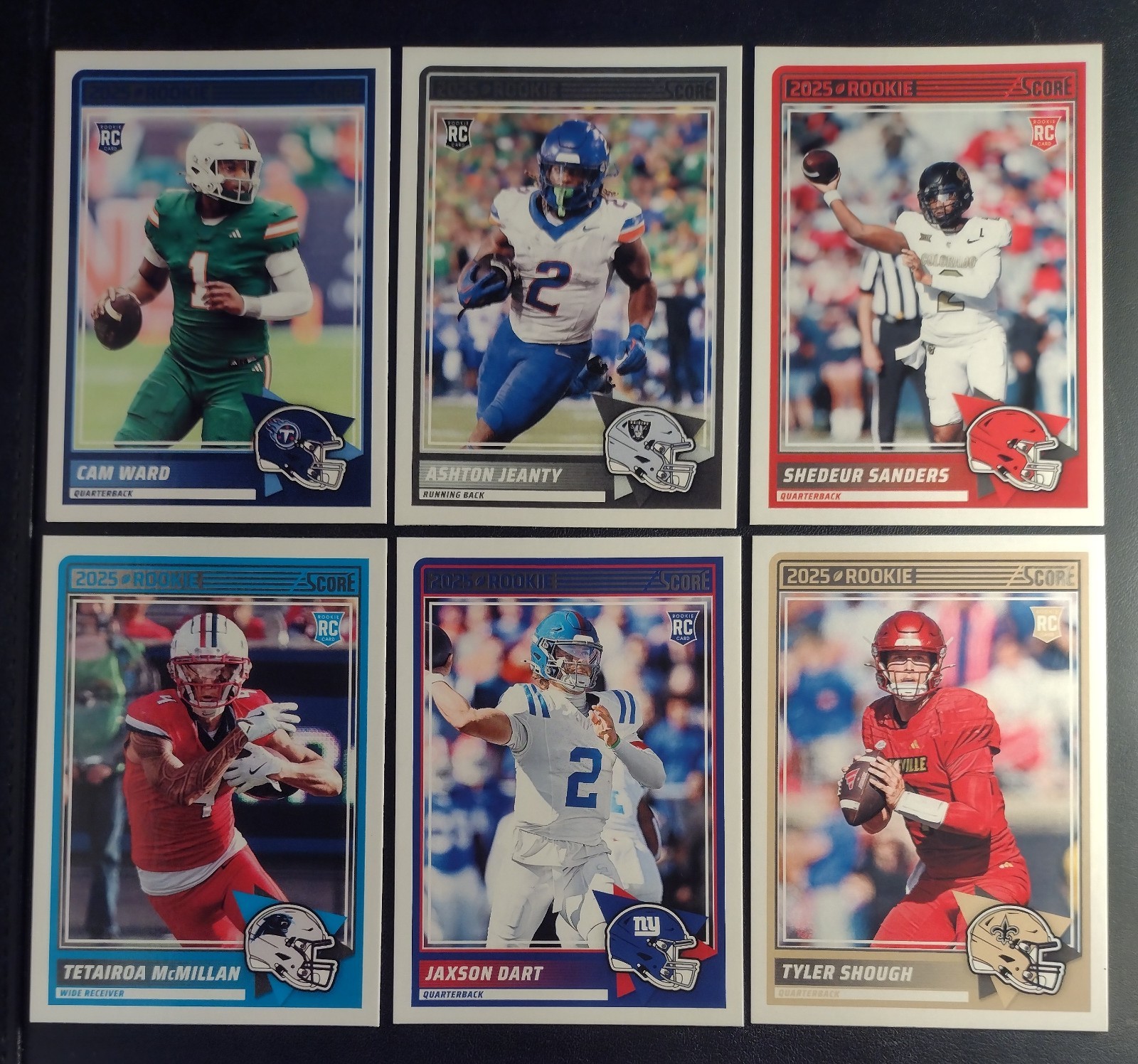 2025 Score Football – You Pick – Rookies, Insert, Hobby (Free Shippings 2+)