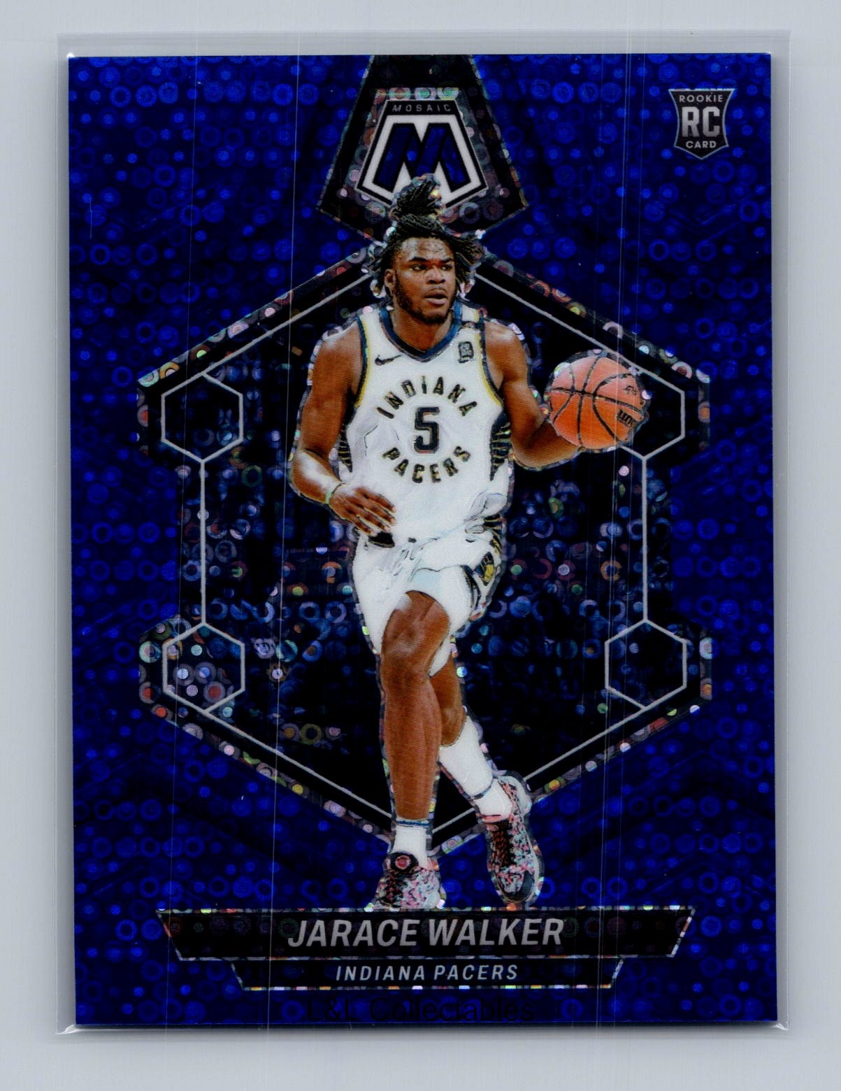 2023-24 Panini Mosaic #210 Jarace Walker Fast Break Blue #/85