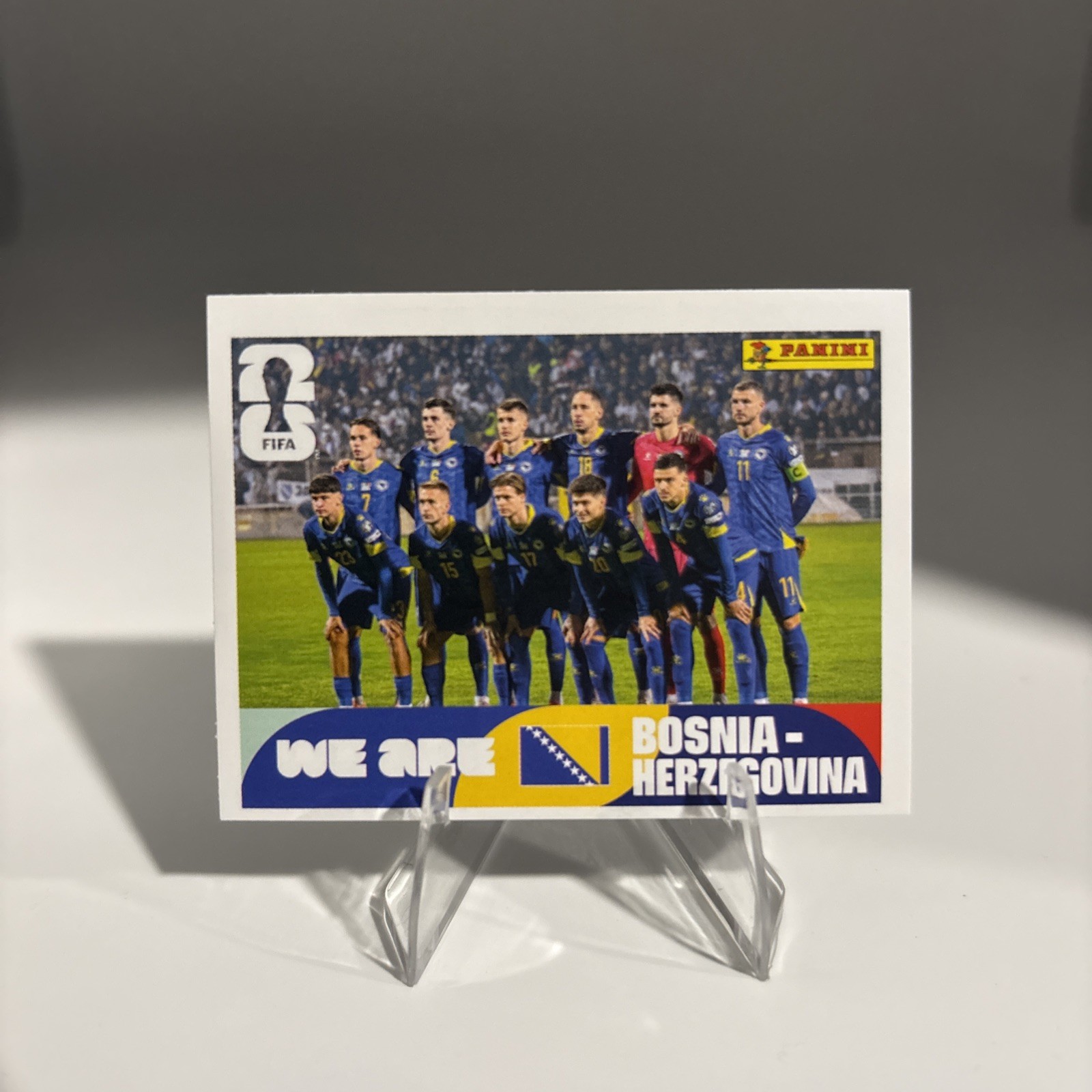 2026 Panini FIFA World Cup Sticker Team Photo #BIH 13 – Bosnia & Herzegovina