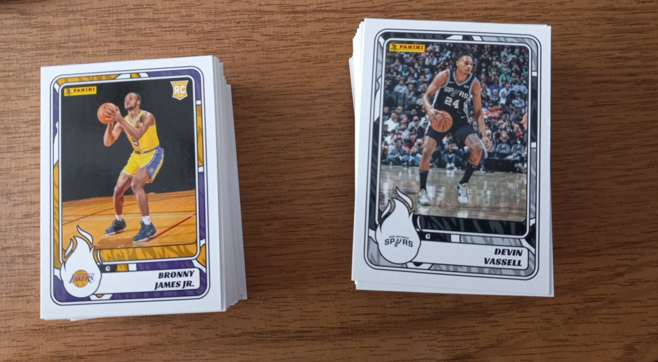 2024-25 Panini NBA Sticker INSERT BASE & PARALLEL Card Singles – Create Own Lot