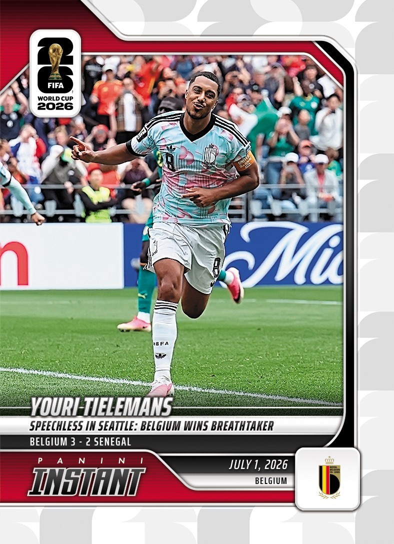 *PRESALE* 2026 Panini Instant FIFA World Cup Youri Tielemans #185 ~ Belgium