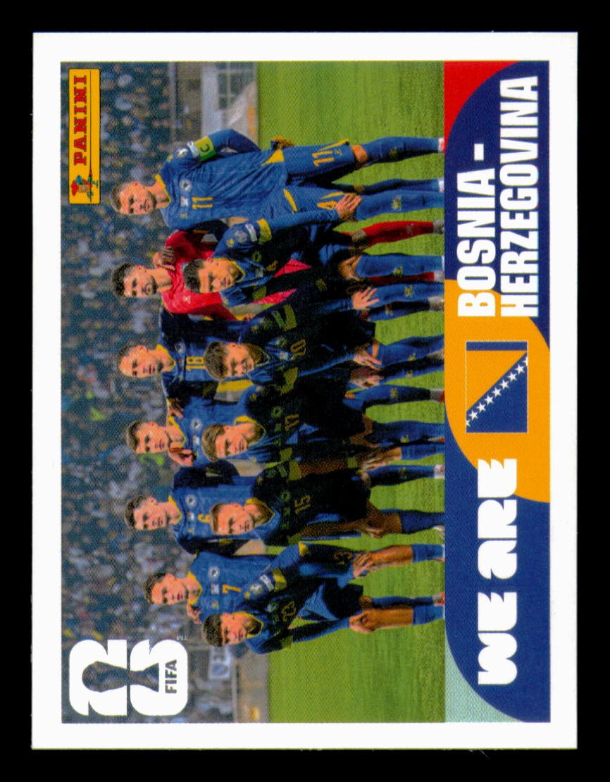 Bosnia and Herzegovina Team Photo 2026 Panini FIFA World Cup Stickers #BIH13