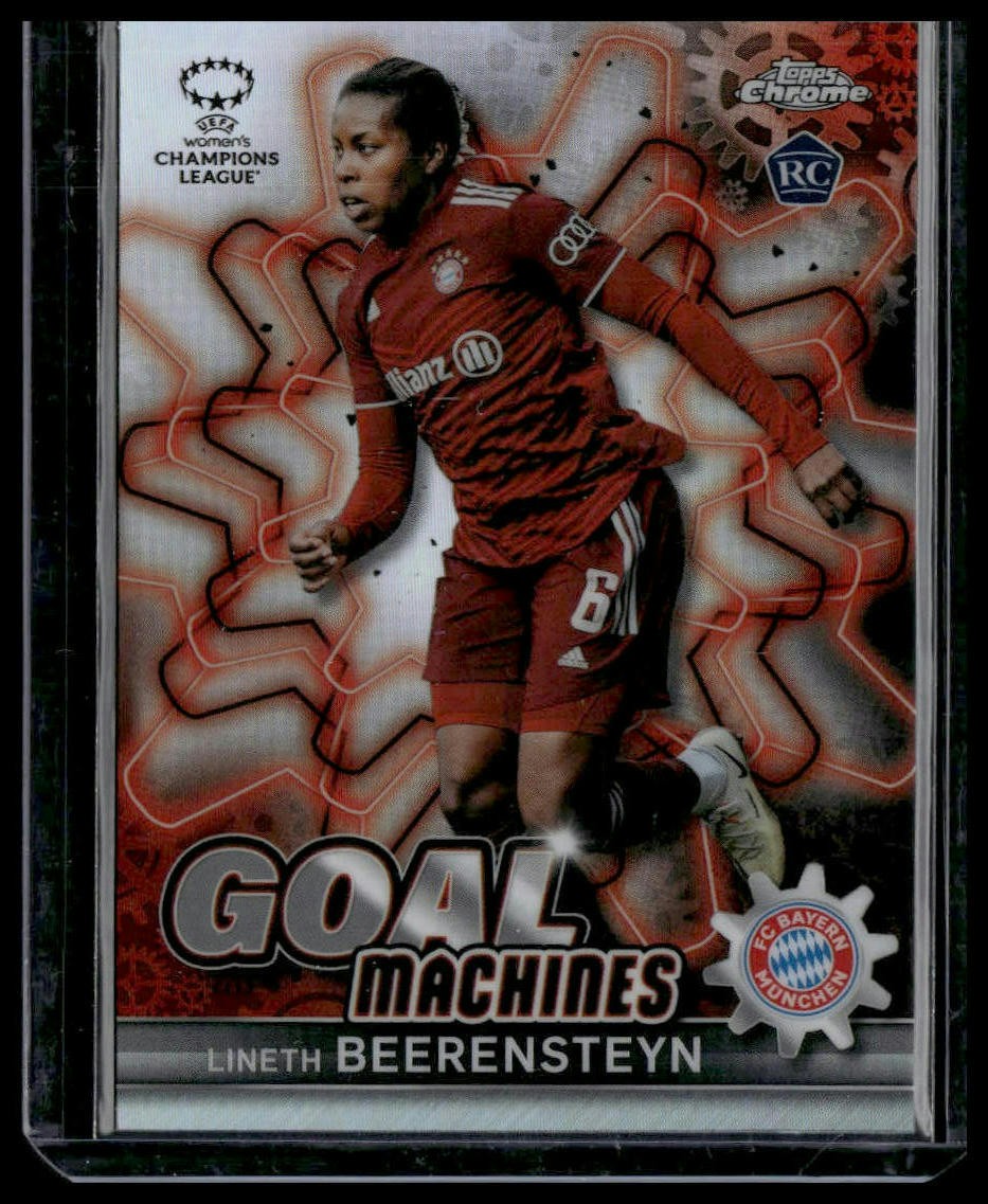 LINETH BEERENSTEYN 2021-22 Topps Chrome UEFA Women Goal Machines RC #GM-7