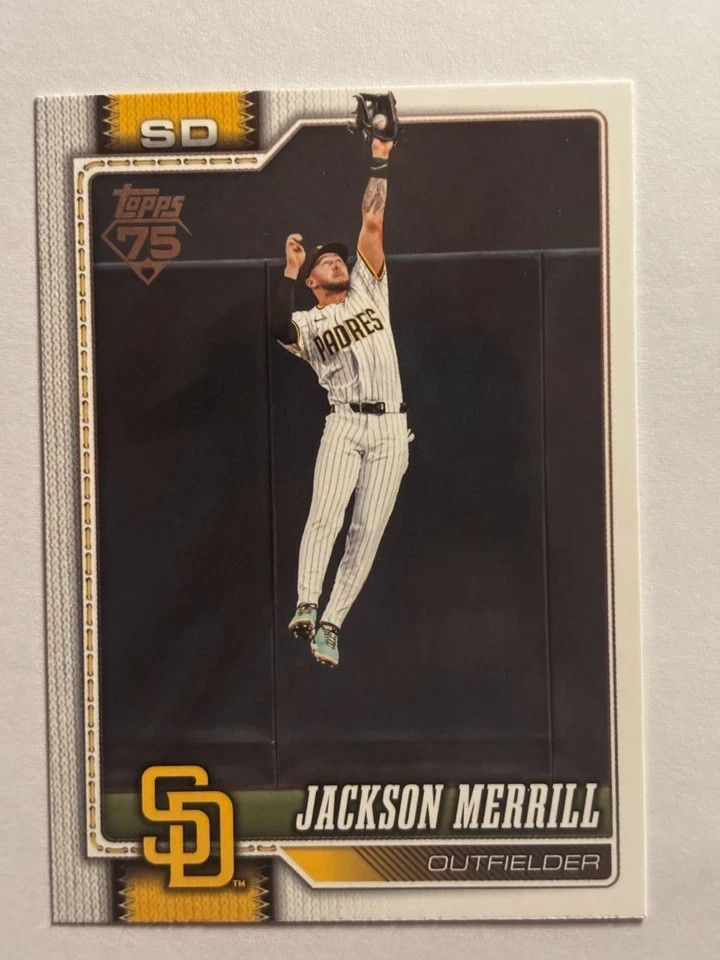 Jackson Merrill 2026 Topps 75 YEARS Baseball Series One #229