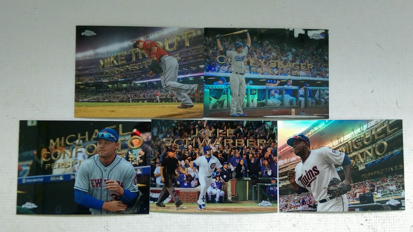 2016 TOPPS CHROME PERSPECTIVES INSERT REFRACTOR COMPLETE YOUR SET FREE SHIPPING