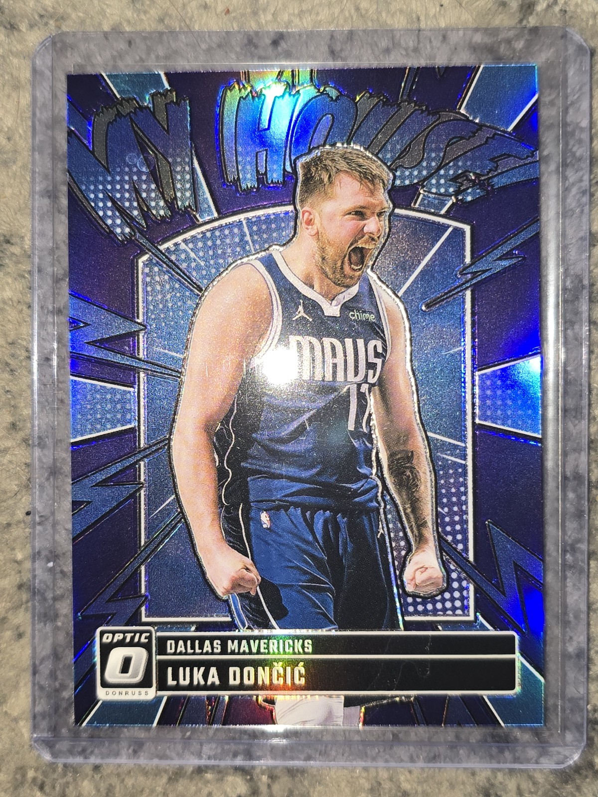 2024-25 Donruss Optic #14 Luka Doncic My House Purple Prizm Mavericks Lakers